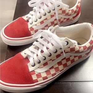 Vans Old Skool Red Checkerboard Sneaker